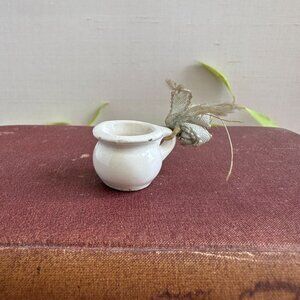 Miniature Ceramic Chamber Pot 1/12 Scale, Vintage Carnival Prize